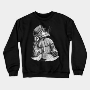 Relaxed Plague Doctor Crewneck Sweatshirt